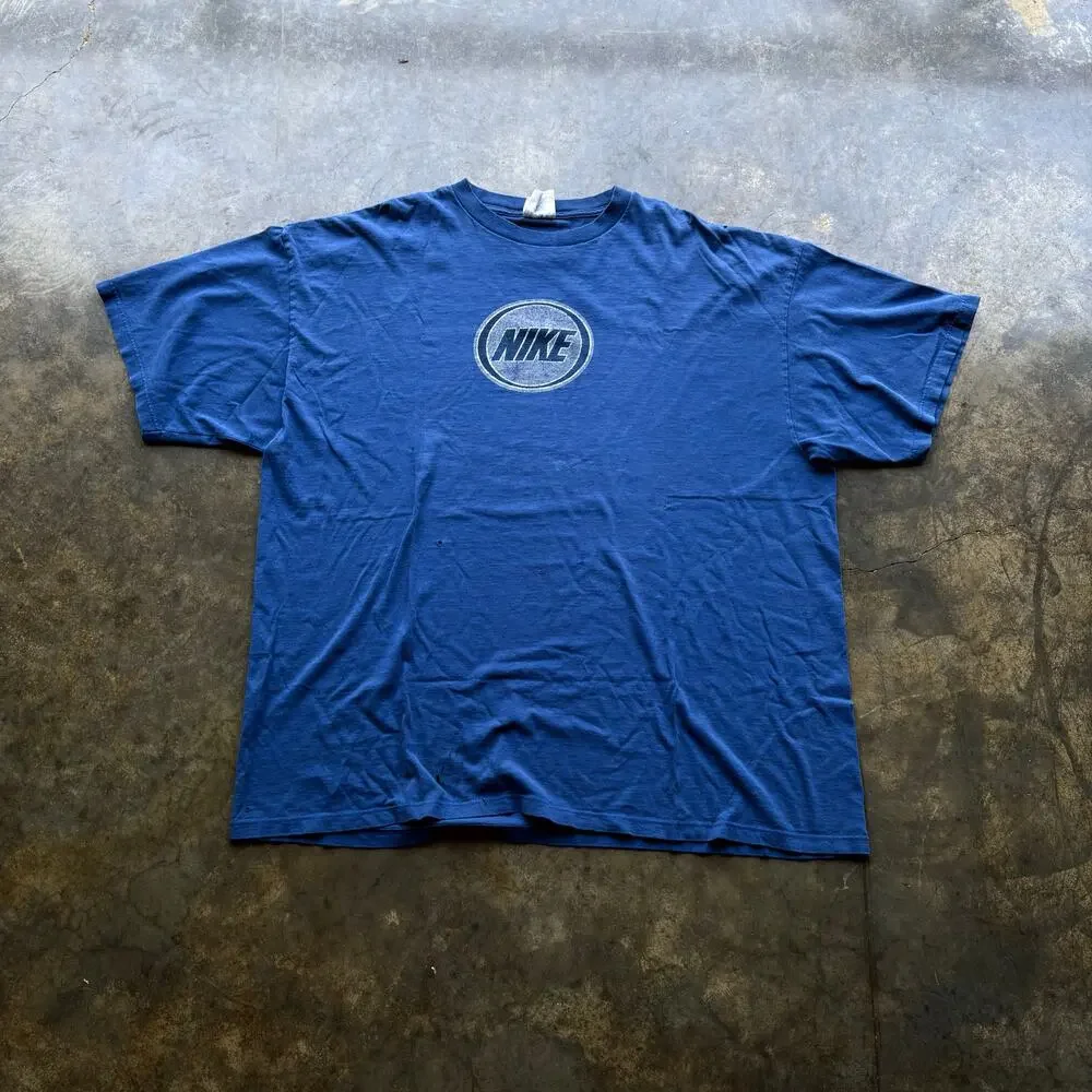Vintage 90s‎ Faded Blue Nike T-shirt